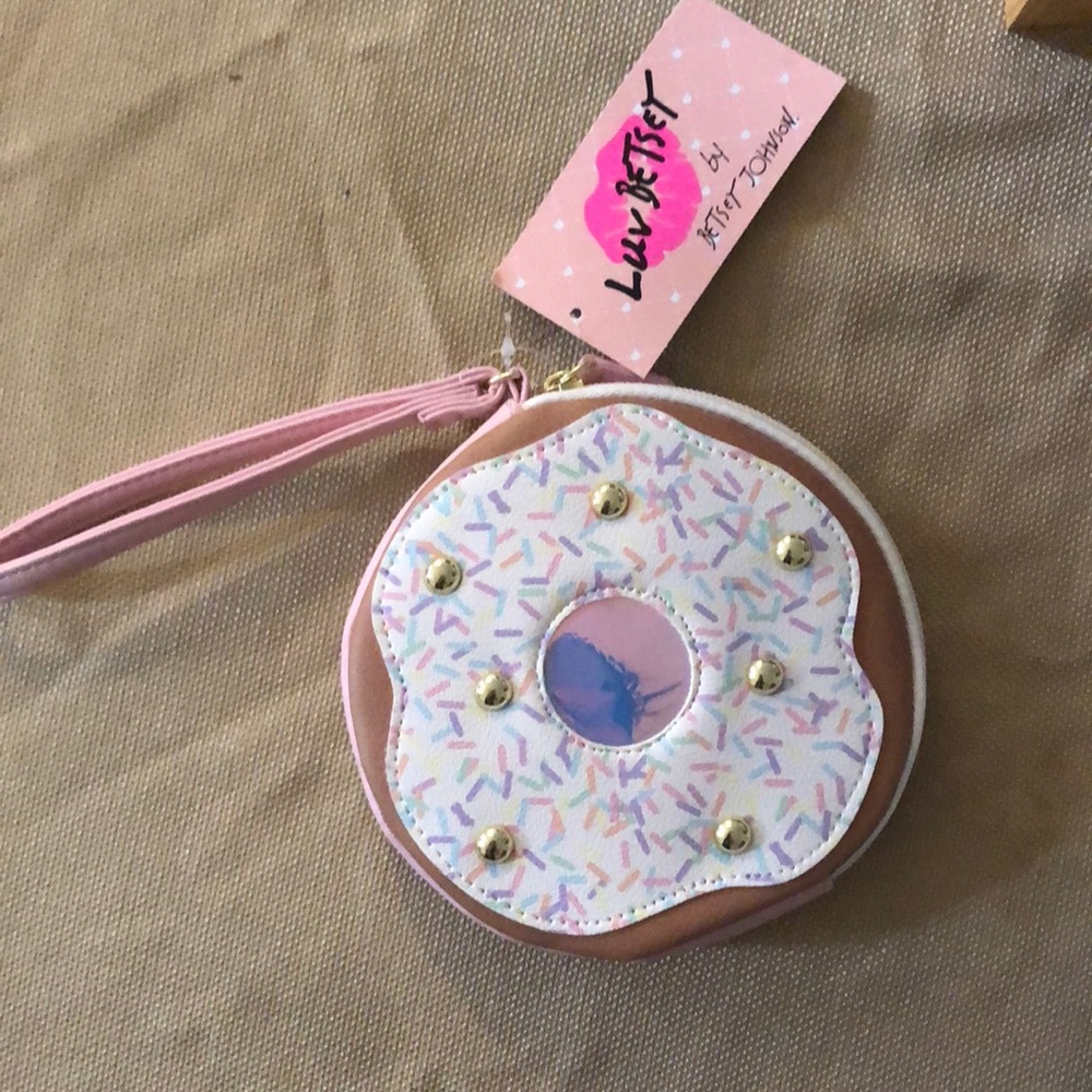 Betsey johnson donut coin purse